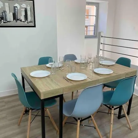 Apartment T3 Silencieux Plein Centre Parking Clim Patio